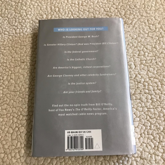 Who's Looking Out for You? Bill O'Reilly Hardcover Book 
214 Pages - Picture 7 of 9